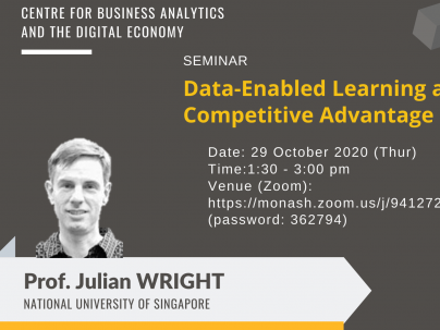 CBADE Seminar: Data-Enabled Learning and Competitive Advantage