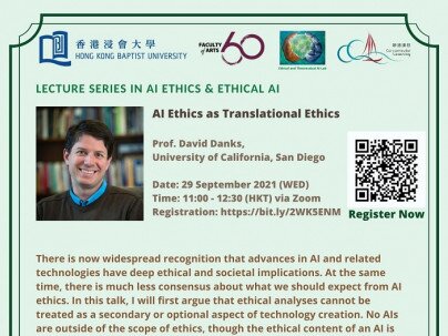 Lecture Series in AI Ethics & Ethical AI - AI Ethics as Translational Ethics